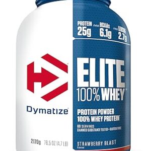 Dymatize Elite 100% Whey Strawberry Blast 2170g