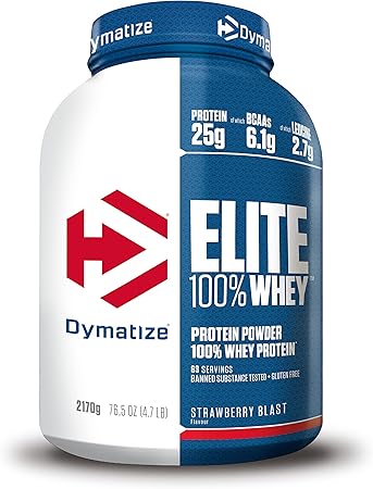 Dymatize Elite 100% Whey Strawberry Blast 2170g